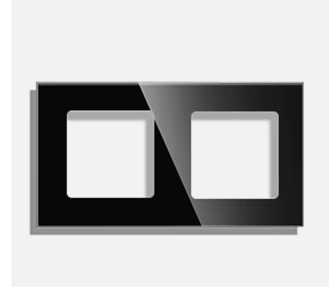 Stakleni panel do 2 modula – moderan okvir za pametne i standardne module