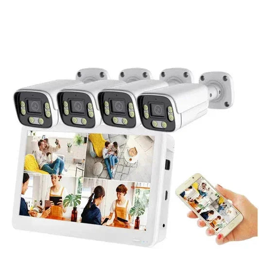 Komplet video nadzor sa monitorom – 4 PoE kamere 8MP