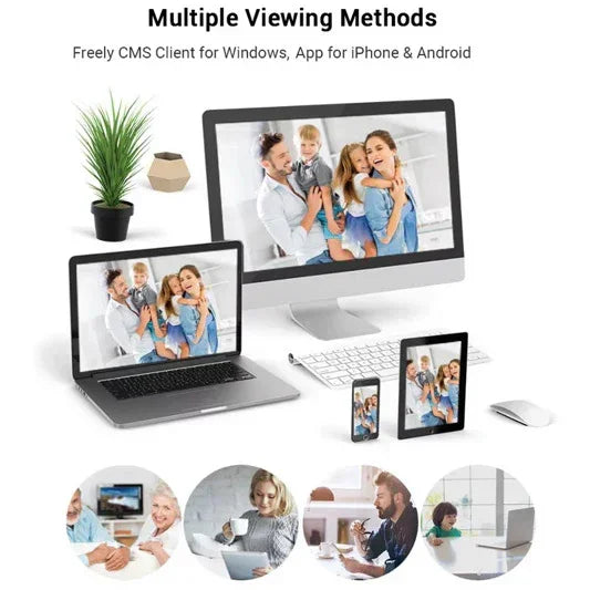 Komplet video nadzor sa monitorom – 4 PoE kamere 8MP