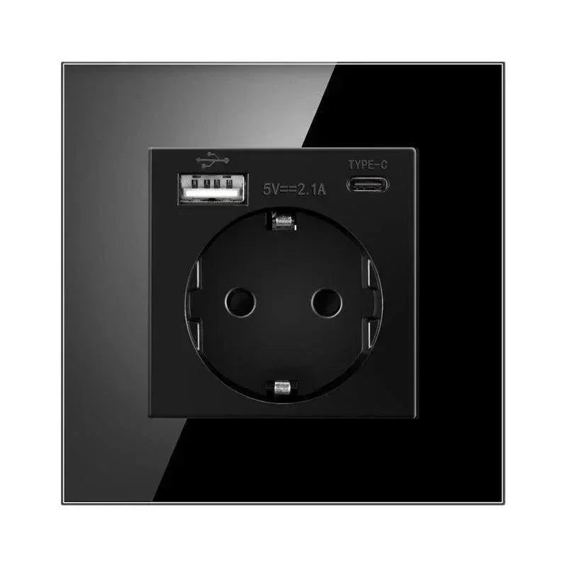 Modularne utičnice — Komplet: ram + 2 utičnice