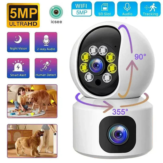 Baby kamera 5MP — prati svaki pokret dok beba spava (AI praćenje)