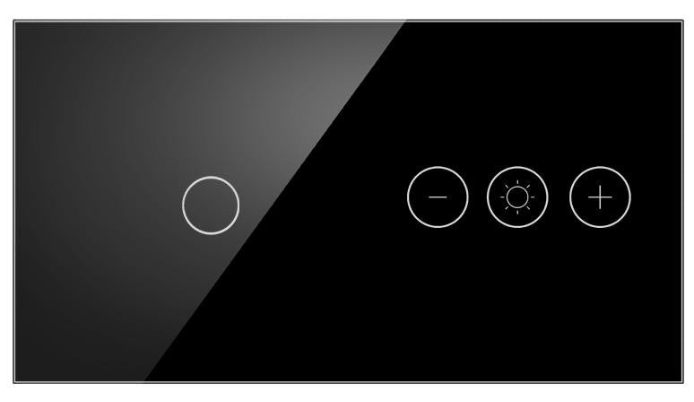 Modularni dimer prekidač – stakleni panel, touch ili WiFi