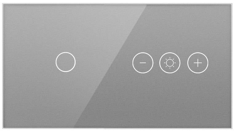 Modularni dimer prekidač – stakleni panel, touch ili WiFi