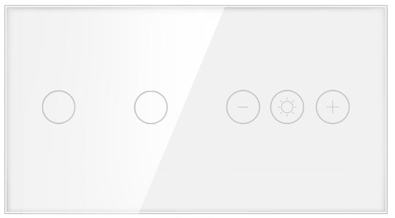 Modularni dimer prekidač – stakleni panel, touch ili WiFi