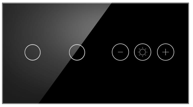 Modularni dimer prekidač – stakleni panel, touch ili WiFi