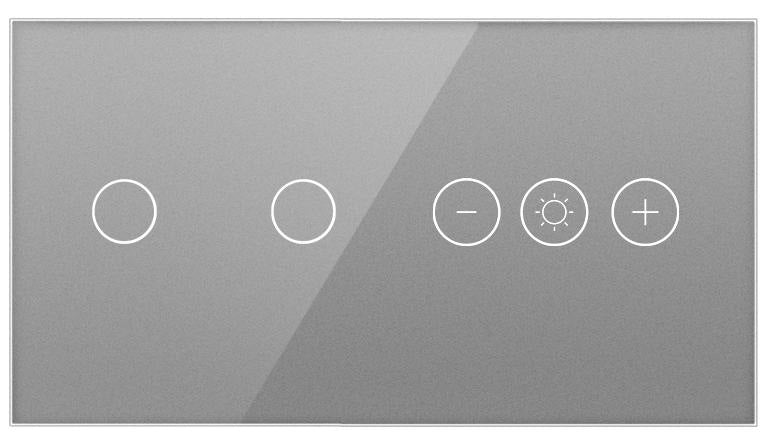 Modularni dimer prekidač – stakleni panel, touch ili WiFi