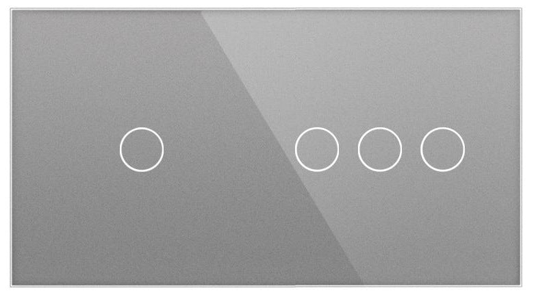 Stakleni panel 157×86 mm za modularne touch prekidače