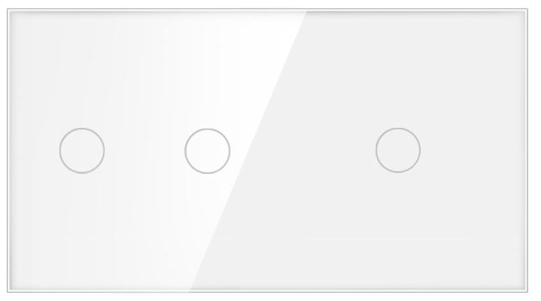 Stakleni panel 157×86 mm za modularne touch prekidače