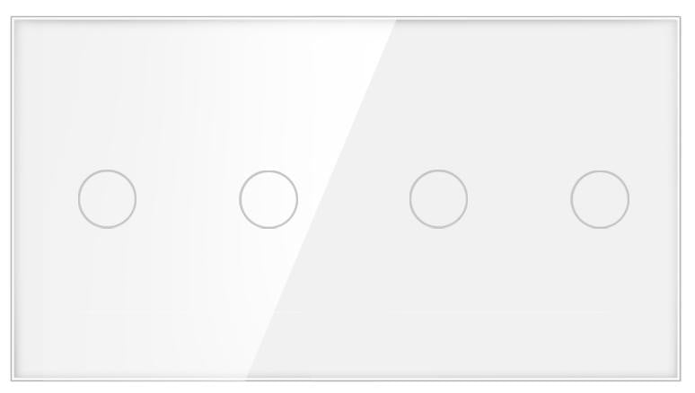 Stakleni panel 157×86 mm za modularne touch prekidače