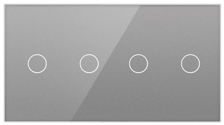 Stakleni panel 157×86 mm za modularne touch prekidače