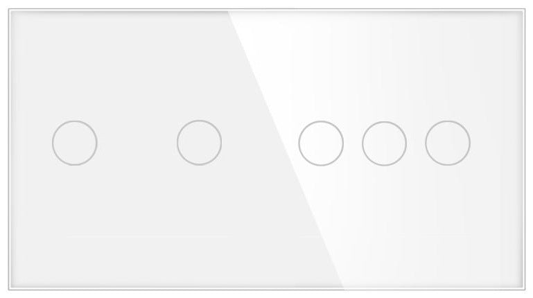 Stakleni panel 157×86 mm za modularne touch prekidače