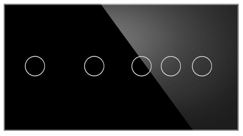 Stakleni panel 157×86 mm za modularne touch prekidače