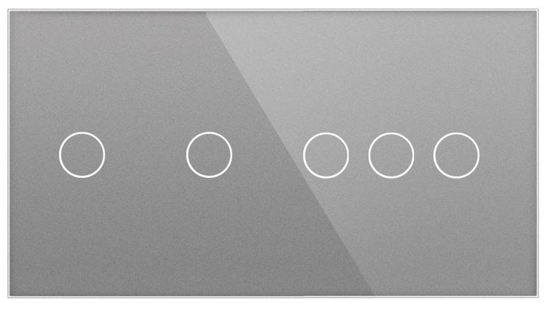 Stakleni panel 157×86 mm za modularne touch prekidače