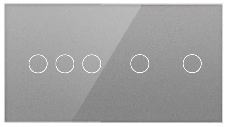Stakleni panel 157×86 mm za modularne touch prekidače
