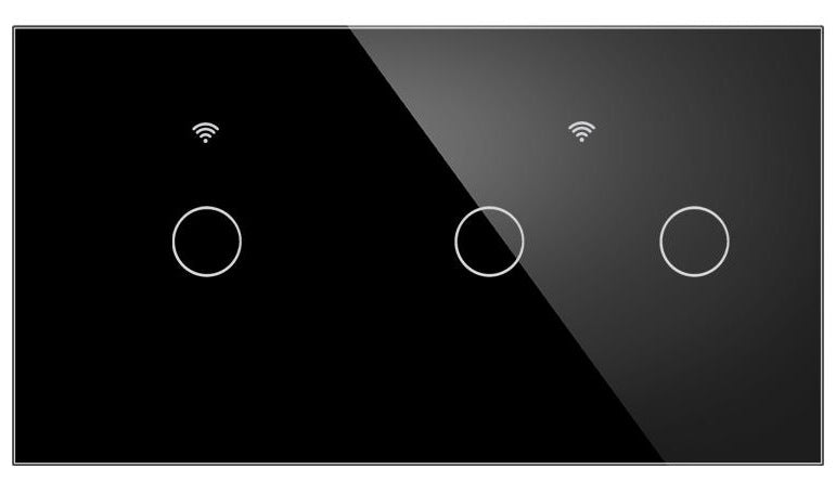 Stakleni panel 157×86 mm za modularne WiFi prekidače