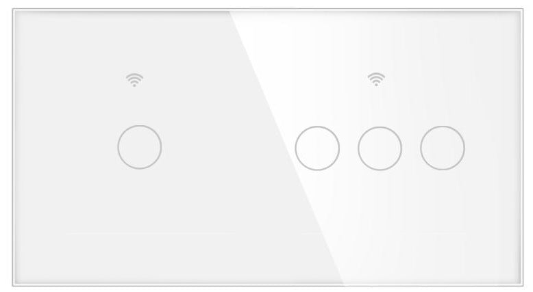 Stakleni panel 157×86 mm za modularne WiFi prekidače