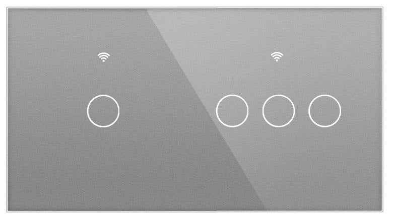 Stakleni panel 157×86 mm za modularne WiFi prekidače