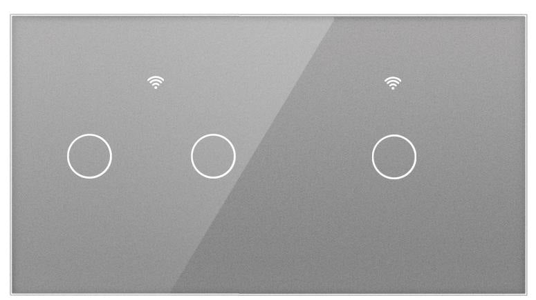 Stakleni panel 157×86 mm za modularne WiFi prekidače