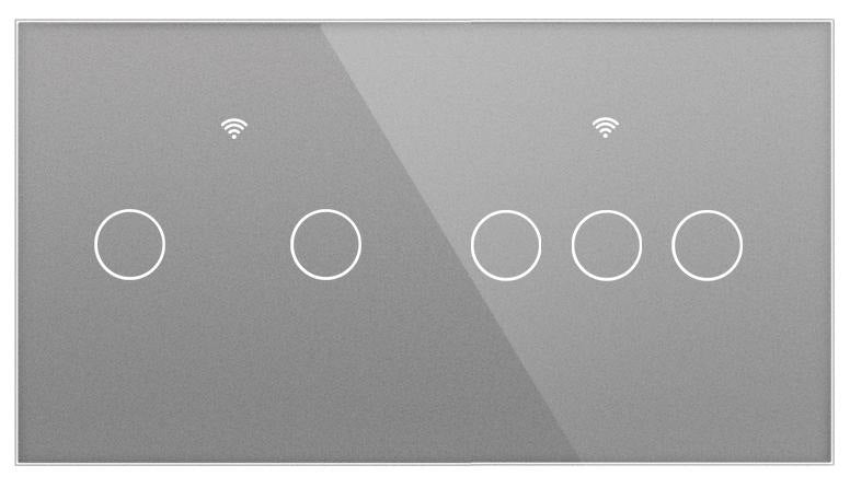 Stakleni panel 157×86 mm za modularne WiFi prekidače