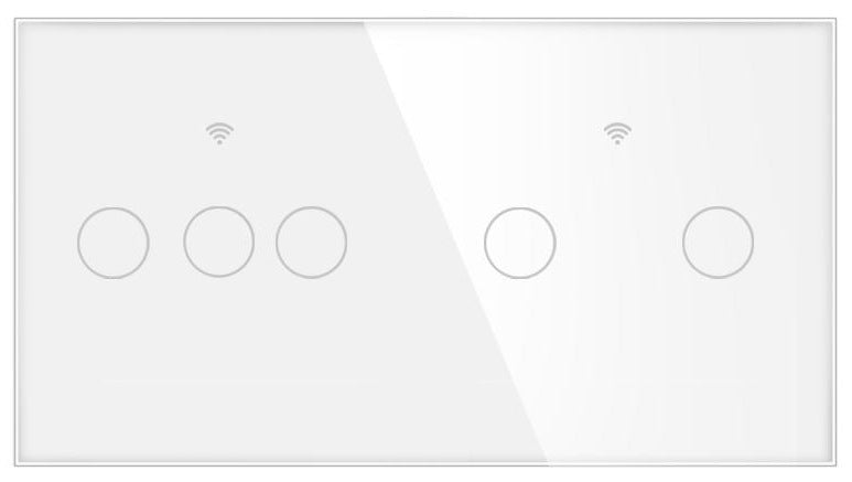 Stakleni panel 157×86 mm za modularne WiFi prekidače