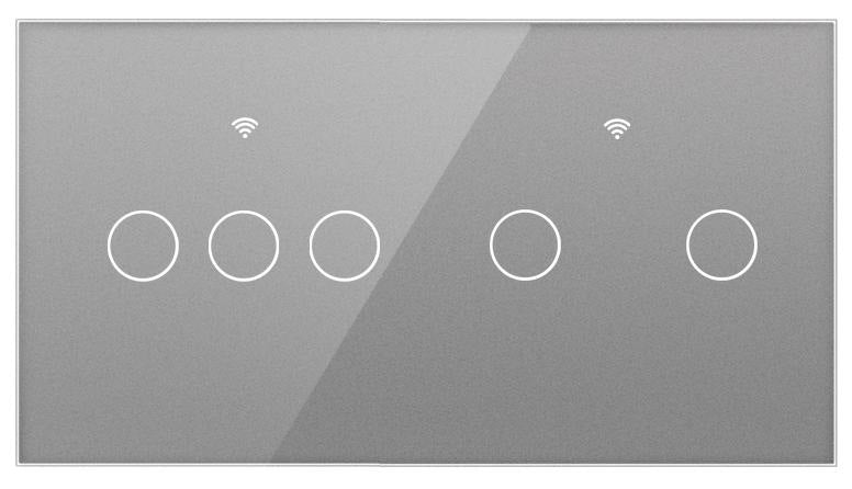 Stakleni panel 157×86 mm za modularne WiFi prekidače