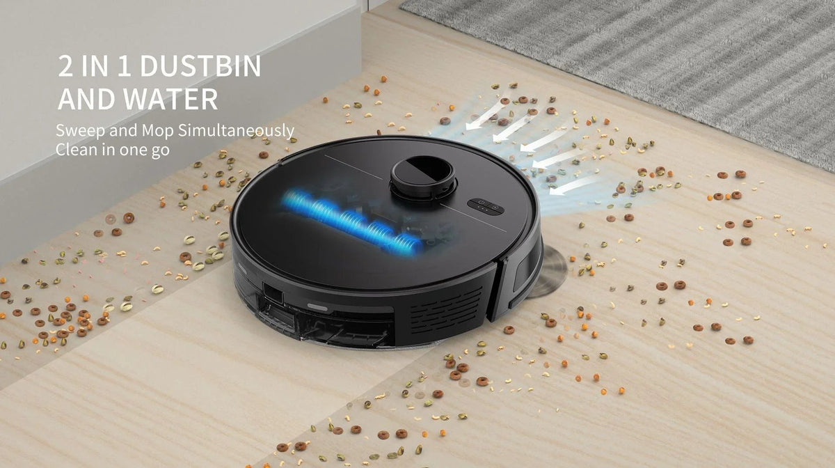 Pametni robot usisivač 3-u-1 – usisava, briše i čisti podove bez napora!